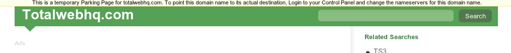 totalwebhq adpage screenshot