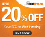 20% off BigRock Hosting. Click image to open link in new page.