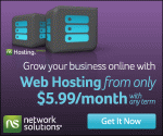 Network Solutions Save on nsHosting Shared (Small) - only $5.99 per month.