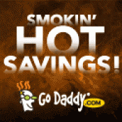 GoDaddy dot com domains for less than 6 bucks