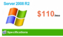 3essentials Window Server 2008 R2 for $110 per month